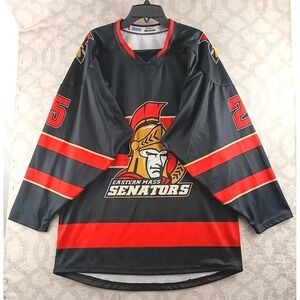 Eastern Mass Senators Hockey Jersey Mens Medium Black #25‎ Baglio Universal